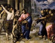 El Greco Christ Healing the Blind painting